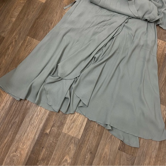 🆕 NWT Maxi Wrap dress in Sage Mint by L Love Womens size 3XL - Picture 7 of 11
